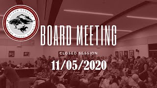 FCUSD Board Meeting 11/05/2020 - Closed Session