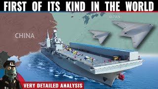 China launched a 50 000 ton drone carrier. What are its roles and capabilities?
