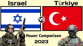 Israel vs Türkiye (Turkey) military power comparison 2023 | turkey vs Israel | World military power