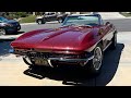 1967 Corvette Convertible Marlboro Maroon 327/300HP 4 Speed FOR SALE 951.348.5794