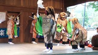 奉納神楽 貴弦城2 岡倉神楽社（於）宇曽嶽神社御巡幸祭