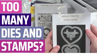 How to organise stamps and dies EASILY! | Craft Room Organisation