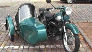 Oldtimer Motorrad Nimbus in Kopenhagen DK