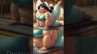 Princess JASMINE OTW Glow Up❤️ #princess #disney #shorts