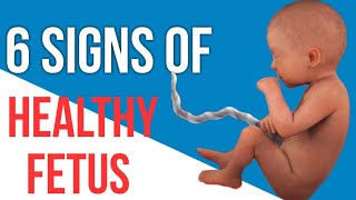 SIGNS OF HEALTHY BABY INSIDE THE WOMB/HEALTHY FETUS IN PREGNANCY