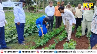 Bidar News | Bidar DC and CEO inspect crops in Basvakalyan