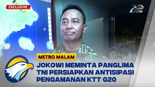 Presiden Jokowi Minta Panglima TNI Persiapkan Antisipasi Pengamanan KTT G20