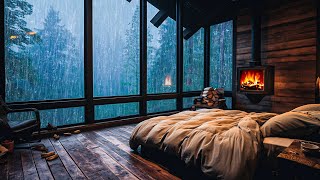 Rain Sounds for Sleeping | Sound Heavy Rain and Intense Thunder Relax for Quick Sleep, Reduce Stress