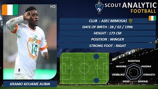 KRAMO KOUAME AUBIN (2022 - 2023) (WINGER - ASEC MIMOSAS IVORY COAST)