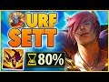 *URF IS BACK* THE FIRST URF SETT GAME ON YOUTUBE (1 SECOND COOLDOWNS) - BunnyFuFuu