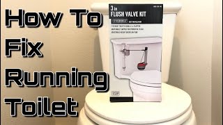 How To Fix A Toilet That Keeps Running | DIY Flush Valve Replacement | Easy Toilet Fixes & Repair