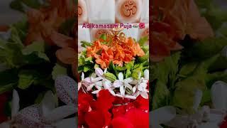 Adikamasam Puja🌺🪷 33 flowers….Indian traditions🙏🏻😍