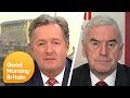 Piers and John McDonnell Clash Over Nuclear Weapons Debate | Good Morning Britain