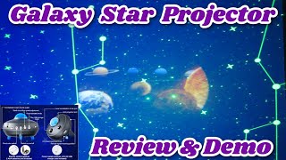 Galaxy Star Projector - Review \u0026 Demo