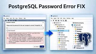 Fix PostgreSQL Password Authentication Failed Error | pgAdmin 4 Login Reset (Windows 10/11)