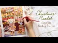 Relaxing Christmas Market Painting with Gouache