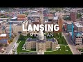 Lansing - the capital city of Michigan | 4K drone footage