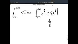 Definite Integral with square root sqrt function