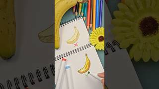 You MUST Color Your BANANA PURPLE #art #drawingtutorial #howtodraw #drawing #tutorial #pencildrawing