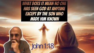 What did Jesus mean that NO ONE has SEEN GOD ? John 1:18 | Sam Shamoun Explains