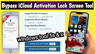 Bypass iCloud Activation Lock Screen Tool / Supported iOS Firmwares / from iOS 12.0  up to iOS 16.5