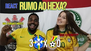 React melhores mementos Brasil x Gana  3 a 0 Vini júnior voando! Seleção bresileira