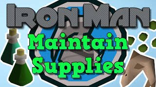 TOP 5 TIPS FOR IRONMAN ACCOUNTS! | OSRS MAINTAINING SUPPLIES 2021