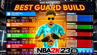 BEST GAME BREAKING GUARD BUILD IN NBA 2K23! BEST ISO POINT GUARD BUILD IN NBA 2K23! BEST BUILD 2K23