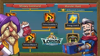 I'M BOOSTING My Lords Mobile PROGRESS With Monthly Tech Labs!