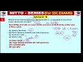 nitto for ssc cgl chsl tier 2 lecture 6 parmar ssc