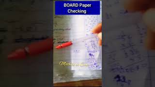 Board Exam Paper Checking  | Board paper presentation tips | Don't do this #shorts #cbse #boardexam