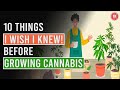 10 things I Wish I'd known before Growing Cannabis!