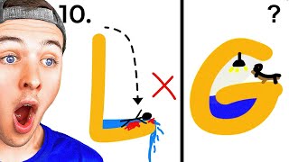 Reacting to the TOP 10 LETTERS to Use as a POOL
