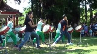 台南市虎山國小2016學生才藝成果發表_10鼓術 醒獅十八羅漢 鼓隊