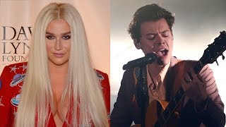 Kesha Gets FLUSTERED \u0026 Talks About Harry Styles Crush