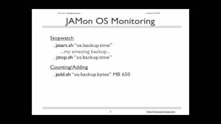JAMon Operating System Monitoring