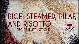 How to Make Three Basic Types of Rice Dishes: Demonstration and Instructions