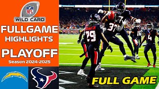 Texans vs Chargers Wild Card [FULL GAME] Highlights | NFL Playoff Highlights Season 2025