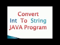 How to convert int to string in Java & Android Example- [2 ways]
