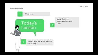 while Loop In Python programming,Break statement & Continue statement