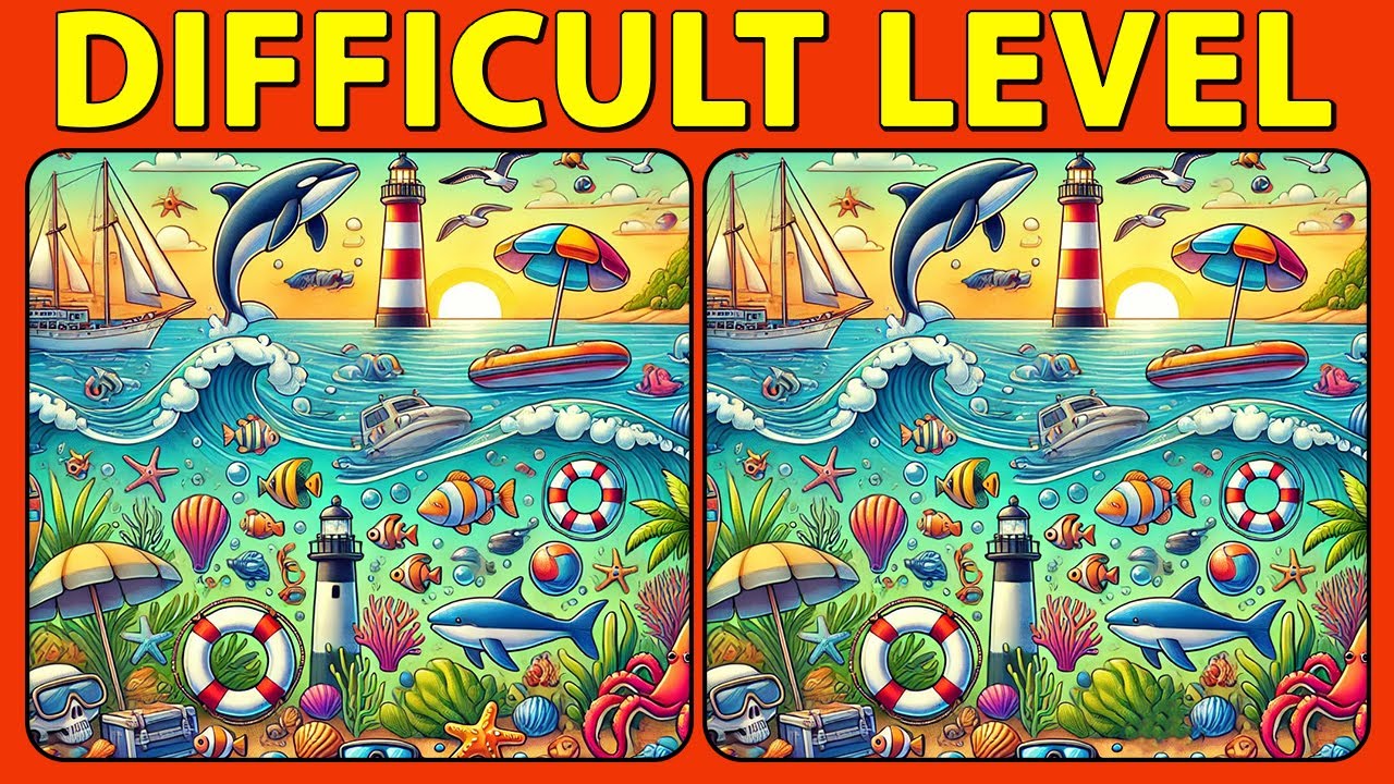 Spot The Difference Challenge Yourself Find 3 Impossible Differences