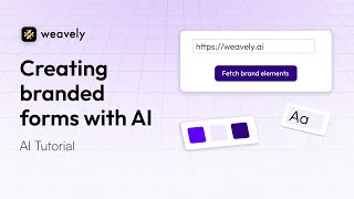 Create Branded Forms with AI in 20 Seconds (AI Form Builder Tutorial)
