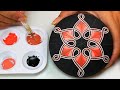 Mandala Art Dot Painting Rocks Painted Stones | How to Paint Mandala for Beginners Tutorial #mandala