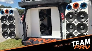 Candy's Ultra HD Truck was playing in a Tampa, FL Car Show with a full PRV Audio system.