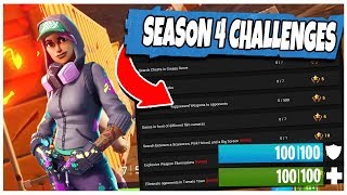 Fortnite Season 4 Week 2 Challenges Leaked Fortnite Battl - fortnite season 4 week 2 challenges leaked fortnite battle royale tbnrkenworth