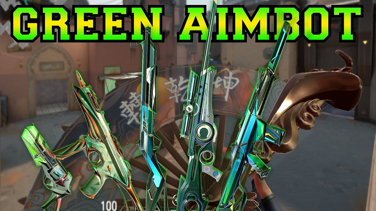GREEN LOADOUT = aimbot? - Valorant