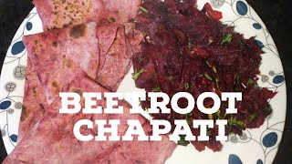 Beetroot chapati and beetroot palya😋🙂 Healthy recipe👌