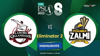Highlights: Eliminator 2, Lahore Qalandars vs Peshawar Zalmi