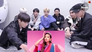 BTS reaction to BLACKPINK - ‘뚜두뚜두 (DDU-DU DDU-DU)’ M/V