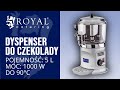 Dyspenser do czekolady Royal Catering RCSS-5 | Prezentacja produktu